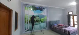 Wallsticker Kamar wallbanner wallpaper kantor rumah tema pemandangan