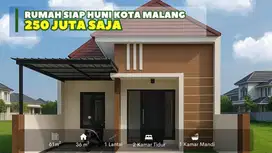 Rumah murah belakang gor ken arok akses mobil
