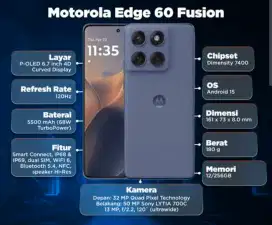 MOTOROLA EDGE 60FUSION original garansi resmi pondok gede bekasi