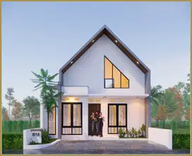 Jual Rumah Sleman Ada Pos Security Nuansa Villa Dekat Kampus UMY