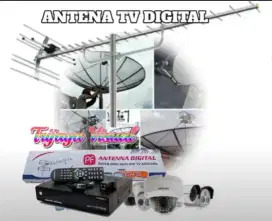 Ahli jasa pasang antena TV digital service parabola dan camera CCTV