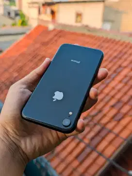 iPhone XR Black 128GB Resmi iBox Fullset Slimbox