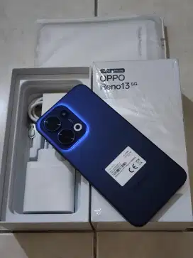 Oppo Reno 13 5G 12/256Gb, warna Biru, kondisi 99,9% Sempurna (Perfect)