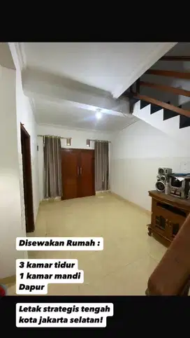 Disewakan rumah di jakarta selatan dekat dengan pondok indah mall