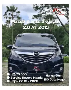 Mazda Biante 2.0 Skyactiv 2015, Good condition !!!