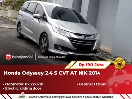 [ GARANSI 1TH ] Honda Odyssey 2.4 S CVT AT Silver 2014/2015