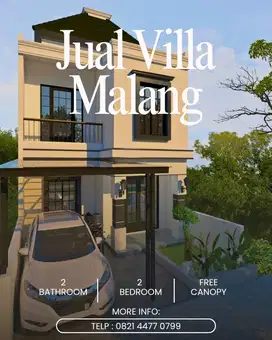 Jual Villa Malang 2 lantai,