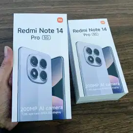 REDMI NOTE 14 PRO 5G [ 12/512 GB || 8/256 GB ] Garansi Resmi