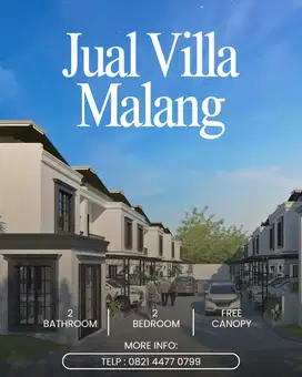 Dijual Villa murah di Malang