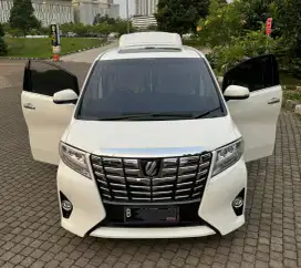 ALPHARD G 2016 Putih Low KM Pajak Hidup Like New