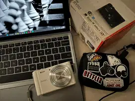Sony DSC-WX350 Kamera Digital Bekas Mulus Fullset 18.2MP 20x Zoom WiFi
