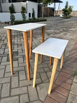 2 pcs Meja Scandinavian Bekas