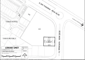 Dijual kavling komersil 1000 meter, Lippo Cikarang, cikarang selatan
