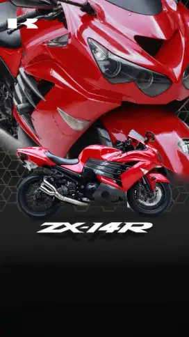 KAWASAKI ZX14R ABS MULUS ABIS SIAP GAS