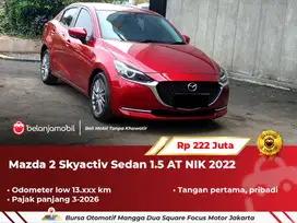 [ LOW KM ] Mazda2 Mazda 2 Skyactiv Sedan 1.5 AT Merah 2022 2023