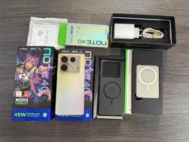 Infinix note 40 8/256gb mulus fullset no minus