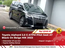 [ WARRANTY ] Toyota Alphard 2.5 G ATPM Pilotseat AT Black 2023 2024