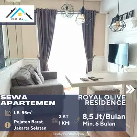 Pejaten Disewakan Apartemen Royal Olive Residence 2BR Full Furnish