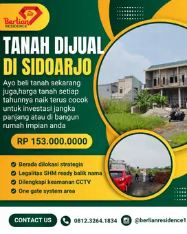 TANAH SIAP BANGUN MEPET SURABAYA SUDAH SHM