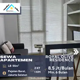 Pejaten Disewakan Apartemen Royal Olive Residence 2BR Full Furnish