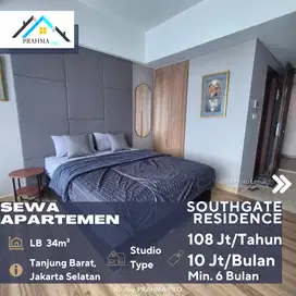 Tanjung Barat Disewakan Apartemen Southgate Residence 2BR Full Furnish