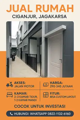 Rumah Minimalis Murah di Jagakarsa Akses Motor