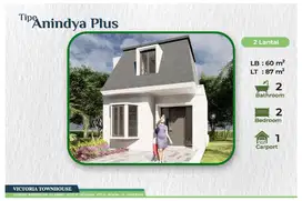 Victoria Townhouse Tipe Anindya Plus 2 Lantai
