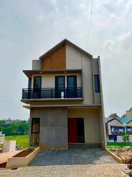 Rumah 2 Lantai Dalam Perumahan Syariah di Cinangka Depok Free Biaya