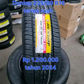 Dunlop grandtrek st20 235/60 R16 tahun 2024. Rush terios