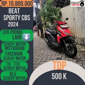 BEAT SPORTY CBS 2024 DP PROMO 500K SECOND LIKE NEW