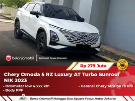 [ LOW KM ] Chery Omoda 5 RZ Luxury AT Turbo Sunroof Putih 2023/2024