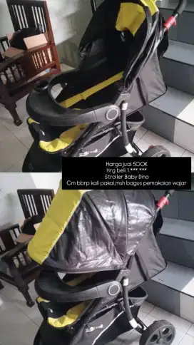 Stroller baby dino