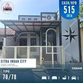 Dijual Rumah Semifurnished di Citra Indah City Cileungsi. 3KT, 2KM