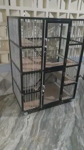Kandang 2 pintu aluminium