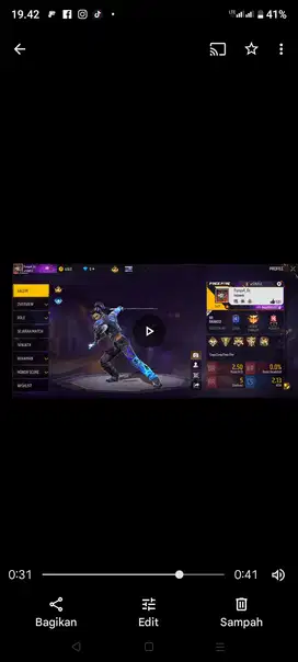 Akun tanpa SG,tapi punya 2 Evo gun level 2 dan 3