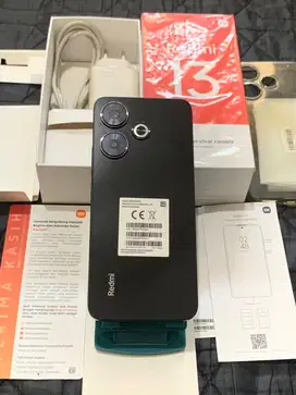 REDMI 13 NFC 8+8/128 MULUS 99% FULLSET FULL ORIGINAL PEMAKAIAN 1 BULAN