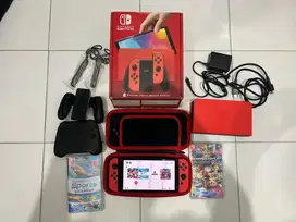 Nintendo Switch Oled Mario Red Edition