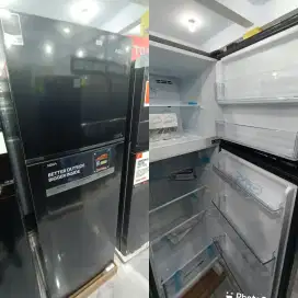 Kulkas Aqua pintu 2 Bisa cicilan DP mulai 0 Bisa cicilan syarat KTP