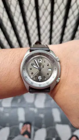 Hamilton Khaki Aviation Pilot Pioneer Aluminium Green Dial Automatic