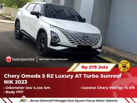 [ LOW KM ] Chery Omoda 5 RZ Luxury AT Turbo Sunroof Putih 2023/2024