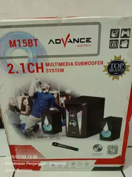 Dijual cepat speaker bluetooth advance M15+mix karaoke