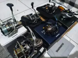 Dijual saja reel Daiwa dan shimano sesuai ada di foto,