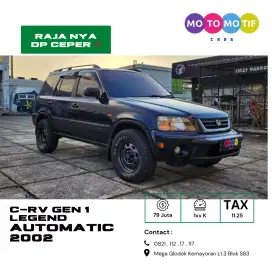 [ LAST EDITION ] CRV 2.0 AT 2002 ANTIK !!