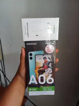 Samsung A06 5G 6/128gb garansi resmi 1 tahun cod bisa yaa