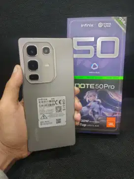 Infinix Note 50 Pro 8/256 garansi panjang, fullset ori, mulus, nominus