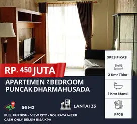 Full Furnish 2BR ‼️ Jual Puncak Dharmahusada dekat Unair C