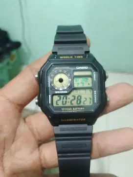 Jual Casio AE 1200 WH kondisi kayak baru, full set