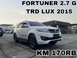 Toyota Fortuner 2.7 G TRD Luxury 2015 Bensin Istimewa Langka