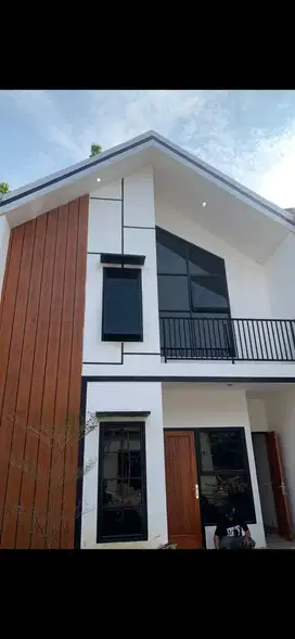 Rumah 2 lantai style Scandinavia free design layout suka suka