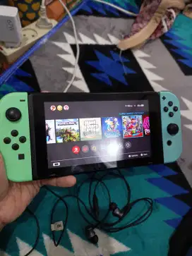 Nintendo Switch V2 Animal Crossing Edition ce ef we 128gb